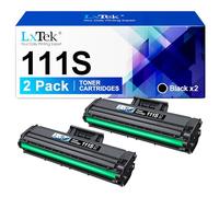 LxTek Compatible Cartouche de Toner Remplacement pour Samsung MLT-D111S D111S D111L pour Xpress M2026 M2026W M2070 M2070W M2020W M2022W M2022 M2020 M2070FW (Noir, 2-Pack)