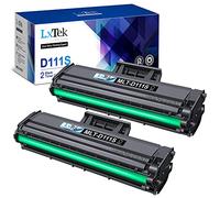 LxTek Purify MLT-D111S Compatible Cartouche de Toner Remplacement pour Samsung MLT-D111L D111S Toner pour Samsung M2070 M2070W pour Xpress M2026 M2026W M2020W M2022W M2022 M2020 M2070FW (Noir, 2-Pack)