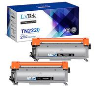 LxTek Purify TN2220 Compatible pour Brother TN-2220 TN2010 Cartouche de Toner pour Laserjet DCP-7055 MFC-7360N MFC-7460DN HL-2240 HL-2250DN HL-2130 DCP-7060D DCP-7070DW DCP-7065DN FAX-2840 (2 Noir)