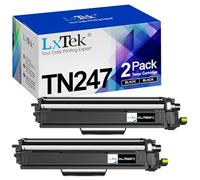 LxTek TN247 Compatible Toner Remplacement pour Brother TN 247 TN 243 TN-243BK pour Brother DCP-L3550CDW DCP-L3510CDW MFC-L3750CDW MFC-L3730CDN L3710CW L3770CDW HL-L3210CW L3230CDW L3270CDW (2 Noir)