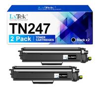 LxTek TN247 Compatible Toner Remplacement pour Brother TN 247 TN 243 TN-243BK pour Brother DCP-L3550CDW DCP-L3510CDW MFC-L3750CDW MFC-L3730CDN L3710CW L3770CDW HL-L3210CW L3230CDW L3270CDW (2 Noir)