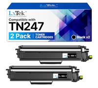 LxTek TN247 Compatible Toner Remplacement pour Brother TN 247 TN 243 TN-243BK pour Brother DCP-L3550CDW DCP-L3510CDW MFC-L3750CDW MFC-L3730CDN L3710CW L3770CDW HL-L3210CW L3230CDW L3270CDW (2 Noir)