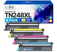 LxTek TN248XL TN248 Cartouche de Toner Compatible Brother TN 248XL TN248 TN248XL pour Brother HL-L3240CDW MFC-L3760CDW DCP-L3560CDW MFC-L3740CDWE MFC-L8390CDW DCP-L3520CDWE HL-L8240CDW (4-Pack)