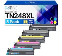 LxTek TN248XL TN248 Toner Compatible pour Brother TN248 XL TN-248 Toner pour Brother DCP-L3560CDW MFC-L8390CDW MFC-L3760CDW HL-L3240CDW DCP-L3520CDW HL-L8240CDW MFC-L8340CDW MFC-L3740CDW (5-Pack)