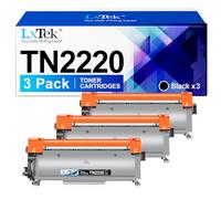 LxTek Toner TN2220 TN-2220 Compatible avec Brother TN2220 TN 2220 pour Toner Brother MFC7360N DCP 7055 HL 2130 FAX 2840 MFC-7460DN MFC-7860DW FAX-2940 HL-2240 HL-2250DN HL-21330 5 W DCP-700. 55 W (3