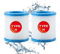 LXTOPN for Intex Piscine Cartouche de Filtre Type H 29007 pour Filtre Pompes 28601, 28602 (2 PCS)
