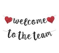 LXUEJIE Bienvenue dans la bannière d'équipe, guirlande de bienvenue Bienvenue à l'équipe Bannière pour nouveaux employés Bannière de bienvenue pour nouveaux employés, enseignants, collègues équipes