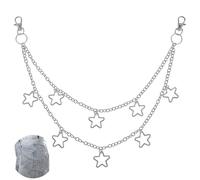 LXUEJIE Chaîne de pantalon, chaîne de jean, chaîne punk rock pour hommes et femmes, mode hip hop, chaîne pour portefeuille, sac, ceinture, jean