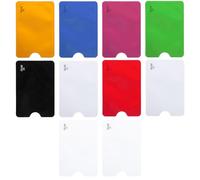 LXUEJIE Lot de 10 étuis de protection pour cartes de crédit, 9 x 6 cm, protection RFID, pour homme et femme, 5 couleurs