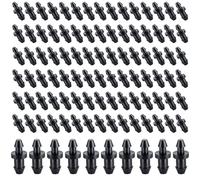 LXUEJIE Lot de 100 bouchons d'irrigation goutte à goutte, 6,35 mm, bouchons d'extrémité de tuyau d'égouttement, kit d'accessoires pour systèmes d'irrigation par pression ou d'arrosage