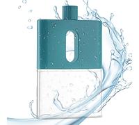 LXURY Bouteille d'eau Plate Mince,Porte-Monnaie Gourde - 530 ML Anti-Fuite, Format Papier A5, Tasse d'eau Froide d'été pour l'école, Le Camping, l'extérieur, Le Sport