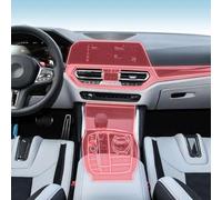 LXURY Film Protecteur Transparent en TPU pour écran de Navigation et Panneau de boîte de Vitesses intérieur de Voiture, Compatible avec Les Accessoires BMW M3 G80 2021-2022