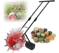 LXURY Semoir Manuel Semoir À Pousser De Jardin Portable Planteur Manuel Semant des Graines pour Maïs,Soja Cacahuète Coton Blé Riz Légumes Outils De Semoir De Jardin Manuels,7 Mouths
