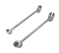 LXWalibrex 2 clés de réglage d’espacement pour charnières, outil de réparation de charnières de porte, clé à molette ajustable à double tête pour portes coupe-feu et de sécurité, avec réglage