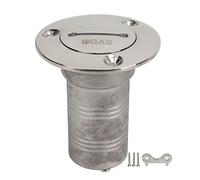 LXWalibrex Bouchon de Remplissage de Pont en Acier Inoxydable 316, Bouchon de Carburant pour Bateau à Angle Droit de 1,5 Pouce avec clé, résistant à la Corrosion, pour Pont Marin de Yacht ou (GAZ)