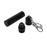 LXWalibrex Façonneur de Pointe de Queue de Snooker Portable, Outil de réparation de Queue avec chaîne métallique, façonneur de Pointe en Alliage d’Aluminium anodisé pour Joueurs de Billard, (Noire)