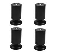 LXWKAI Pieds de Meuble en Acier Inoxydable, Pieds de canapé en métal, 4 pièces, pour Table Basse, Table à Manger, Table de Chevet, Hauteur réglable, 6 cm x 25 cm, Argent