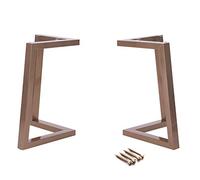 LXWKAI Pieds de Meubles, Pieds de Table en métal épais, Pieds de Support réglables, antidérapants/Stables, Pieds de Remplacement en Fer Durable, Design Unique, différentes Tailles, doré, 50 cm