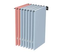 LXWKAI Support mural de grande capacité pour tapis de yoga en fer noir - Organiseur de rangement pour salle d'entraînement/salle de sport/maison, support à suspendre multifonction pour bandes de