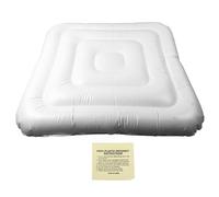 Lxwraptorial Couverture Gonflable pour Bain à remous, Couvercle carré de 4,2 Pieds étanche à la poussière et à la Pluie, Isolant pour Spa et Bain à remous, Couverture en PVC économe en énergie