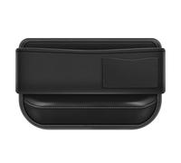 LXWUVIDD Boîte Rangement Siège Écart Voiture pour Audi A3 Sportback (8Y) 2020-2025, Siège D'auto Organisateur Voiture Cuir Accessoire Voiture,Black