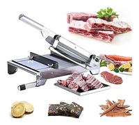 Lxwyq Coupe-os à Viande Manuel Trancheuse à Viande congelée Côtes Coupe-Poulet Machine de découpe en Acier Inoxydable pour côtelettes d'agneau Porc Bœuf Poisson Légumes Hachoir à Viande
