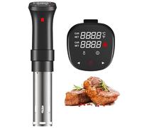 Lxwyq Cuiseur sous Vide 1800 W, thermoplongeur à écran Tactile LCD avec Indice d'étanchéité IPX7, contrôle de la température, mijoteuse à Chauffage sous Vide de 25 °C à 99,5 °C (77 °F à 210 °F)