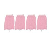 Lxwythozoan 4 chapeaux de séchage pour cheveux bouclés, bonnet de séchage sans fil avec cordon réglable, chapeau en tissu réutilisable et lavable pour tous les types et longueurs de cheveux (Rose)