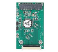 Lxwythozoan Carte d’extension mSATA en ABS vert vers SSD CE/ZIF, adaptateur de lecteur à état solide pour les mini slots PCI-E et Fujitsu, convertisseur SSD compact de 63 mm offrant un
