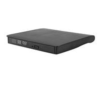 Lxwythozoan Enregistreur Lecteur DVD Externe USB 3.0, graveur de CD, Lecteur Optique, Plug and Play avec Bouton d’éjection, Design ABS Fin pour Ordinateur Portable, PC de Bureau, et