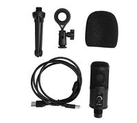 Lxwythozoan Microphone à condensateur pour Gaming et Streaming, Microphone USB Plug-and-Play avec Une fréquence d’échantillonnage de 192 kHz/24 Bits, directivité Super-cardioïde, fourni avec