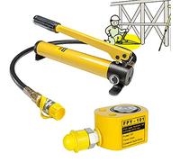 LXX Verin Hydraulique Manuel, Cric Jack Hydraulique Professionnel 5T/10T/20T, Crics de Levage Séparée avec Pompe Hydraulique Manuelle pour L'entretien du Matériel