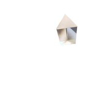 LXXOZ 1pc Prisme Triangulaire BK7 Prismes Optiques Verre Physique Enseignement Spectre Lumineux Réfracté Arc-en-Ciel Enfants Étudiants Présents