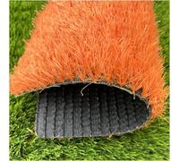 LXXW Gazon Synthétique Gazon artificiel synthétique, tapis de gazon découpable extérieur, faux tapis de gazon de 0,98 pouces d'épaisseur pour jardin, terrasse, décoration(Orange,19.70X78.80in)