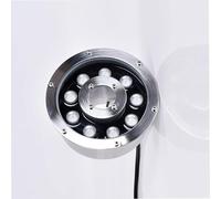 LXXW Lumière D'étang sous-Marine Lampe de fontaine submersible à anneau RVB, éclairage LED étanche à changement de couleur, projecteur de paysage submersible Lumières paysagères à LED au sol(6W(12V))