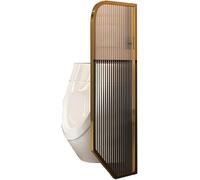 LXXW Séparateur d'urinoir Mural, écran de confidentialité for urinoir for Hommes, écran de Protection for cloison de Salle de Bain(Gold,40x100 cm)