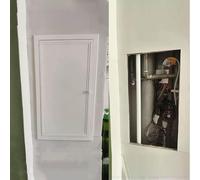 LXXW Trappe d'accès Panneau d'accès Panneaux à cadre en aluminium Plafond/mur, Porte de trappe universelle au vide sanitaire pour cloisons sèches et plafonds(40x40cm/15.7x15.7in)