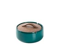 LXYAYY Cendrier en céramique de Grande Taille avec Couvercle pour empêcher Les Cendres de Voler Cendriers pour l'intérieur Cendrier à Cigarettes Portable pour l'extérieur