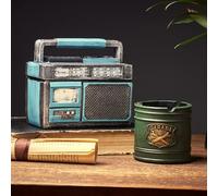 LXYAYY Cendrier Radio en résine, Ornement de cendrier en résine créatif, décoration de Table à Manger Miniature Faite à la Main, Convient pour Les Cadeaux de décoration