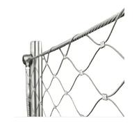 LXYAYY Corde en acier inoxydable 304 - Filet de prévention des chutes - Filet de sécurité à haute altitude pour balcon - Barrière pour animaux et volailles - Maille flexible - Maille de balustrade (1