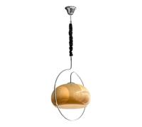 LXYAYY Lampe de Salon en Verre Vintage Lampe Suspendue Nordique Moderne Lampe Suspendue en Verre Marron, plafonniers de Style créatif pour Chambre à Coucher, Luxe