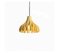 LXYAYY Lampe E27 en résine créative de Style Nordique, Lampe à Suspension en Corail coloré, éclairage Moderne, pour Restaurant, Salon, Chambre à Coucher, (Yellow)
