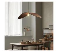 LXYAYY Lampe Suspendue à LED en Bois pour Restaurant, Bar, Salle à Manger, décoration d'intérieur, Lustre, loft, escaliers, éclairage Suspendu, éclairage Moderne(L85cm)