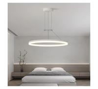 LXYAYY Lampe Suspendue à LED Moderne pour Salle à Manger, Lampe Suspendue pour Salon, Chambre à Coucher, Lampes suspendues Rondes minimalistes, luminaires d'intérieur,(60cm)