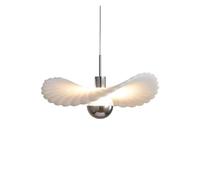 LXYAYY Lampe Suspendue en Forme de Camomille, Style Nordique créatif, en résine, Coquille, crème, pour Chambre à Coucher, Chevet, Petite Lampe Suspendue, éclairage Moderne(Warm Light)