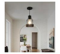 LXYAYY Lampe Suspendue en Forme de Pot de Grenade en Fer Nordique, Lustre en Verre Moderne, Lampe de Plafond à LED, luminaires réglables pour Salon, Salle à Manger, éclairage (Warm White,1 Light)