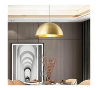 LXYAYY Lampe Suspendue en Laiton américain pour îlot de Cuisine, Salle à Manger, Restaurant, Lampe Suspendue Moderne en cuivre, Lampe Suspendue Moderne(50cm)
