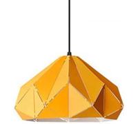 LXYAYY Lampe Suspendue, Lampes suspendues, Design Creux en métal Unique, Lampe Suspendue Nordique Couleur Bonbon, éclairage Suspendu, plafonniers de 13 Pouces, Lampe pour décoration(Yellow)