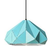LXYAYY Lampe Suspendue, Lampes suspendues, Design Creux en métal Unique, Lampe Suspendue Nordique Couleur Bonbon, éclairage Suspendu, plafonniers de 13 Pouces, Lampe pour décoration(Blue)