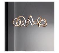 LXYAYY Lampe Suspendue Moderne en Or Rose pour Salle à Manger, Lampes suspendues pour Plafond, éclairage d'intérieur, Lampe Suspendue Moderne(Tricolor Light,80cm)